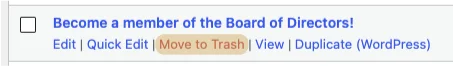Delete job
